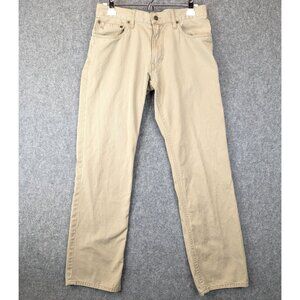 Polo Ralph Lauren Men's Beige Cotton Straight Leg Jeans 34x32 Denim Pants